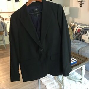 J. Crew Women’s Classic Black velvet blazer